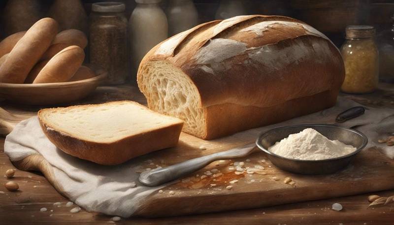 bake with labeled ingredients