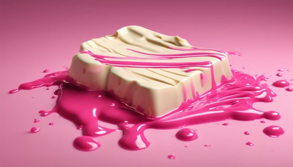 coloring with pink dye