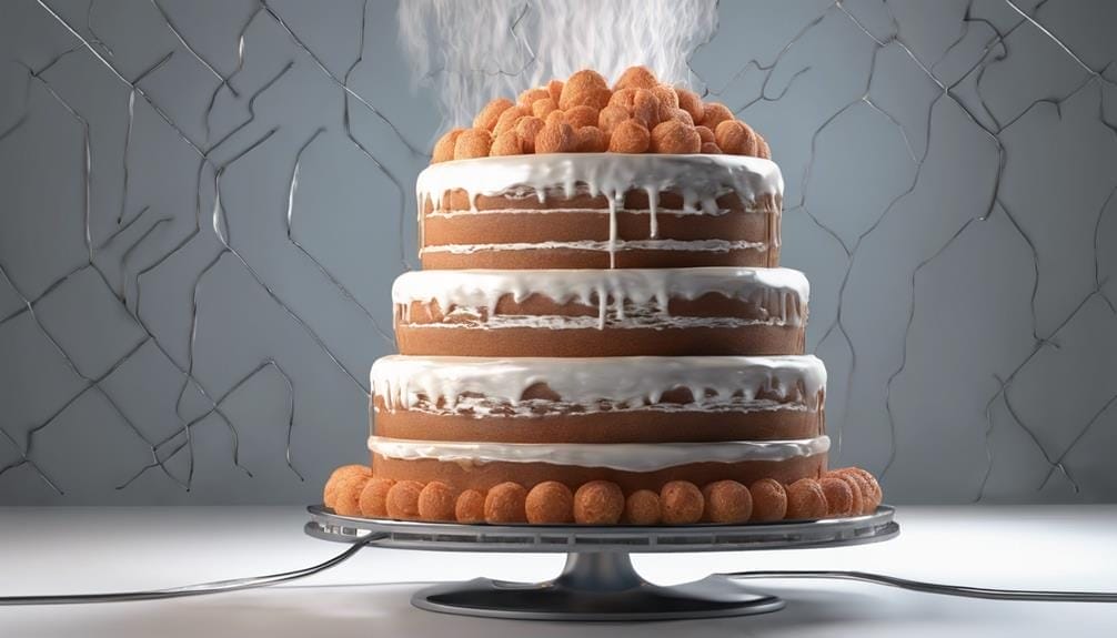 cooling cakes before decorating
