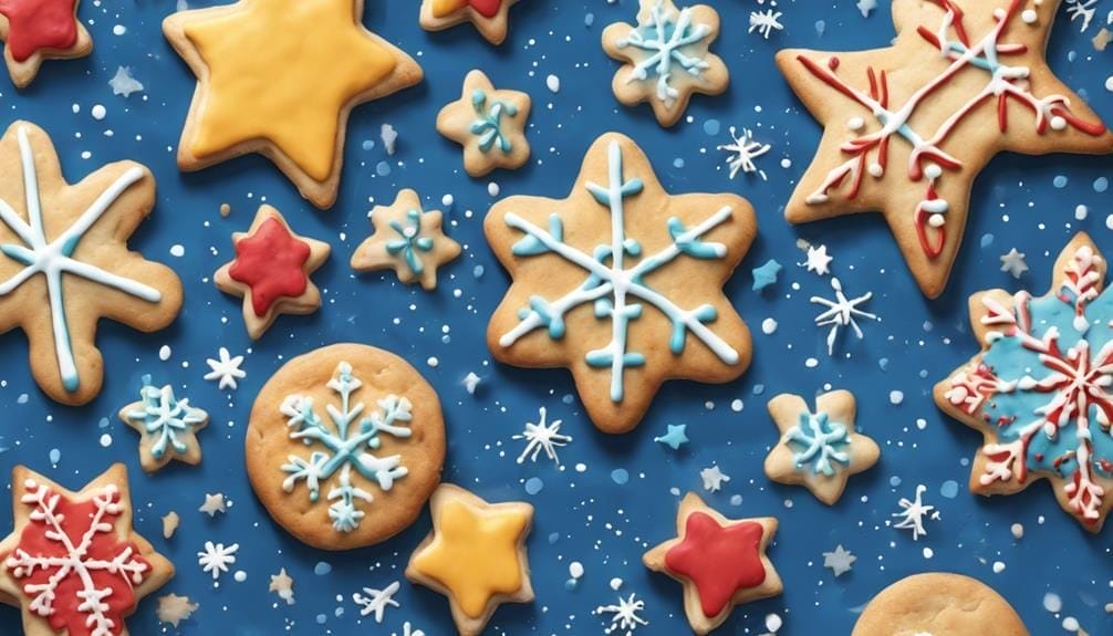 festive holiday sugar cookies